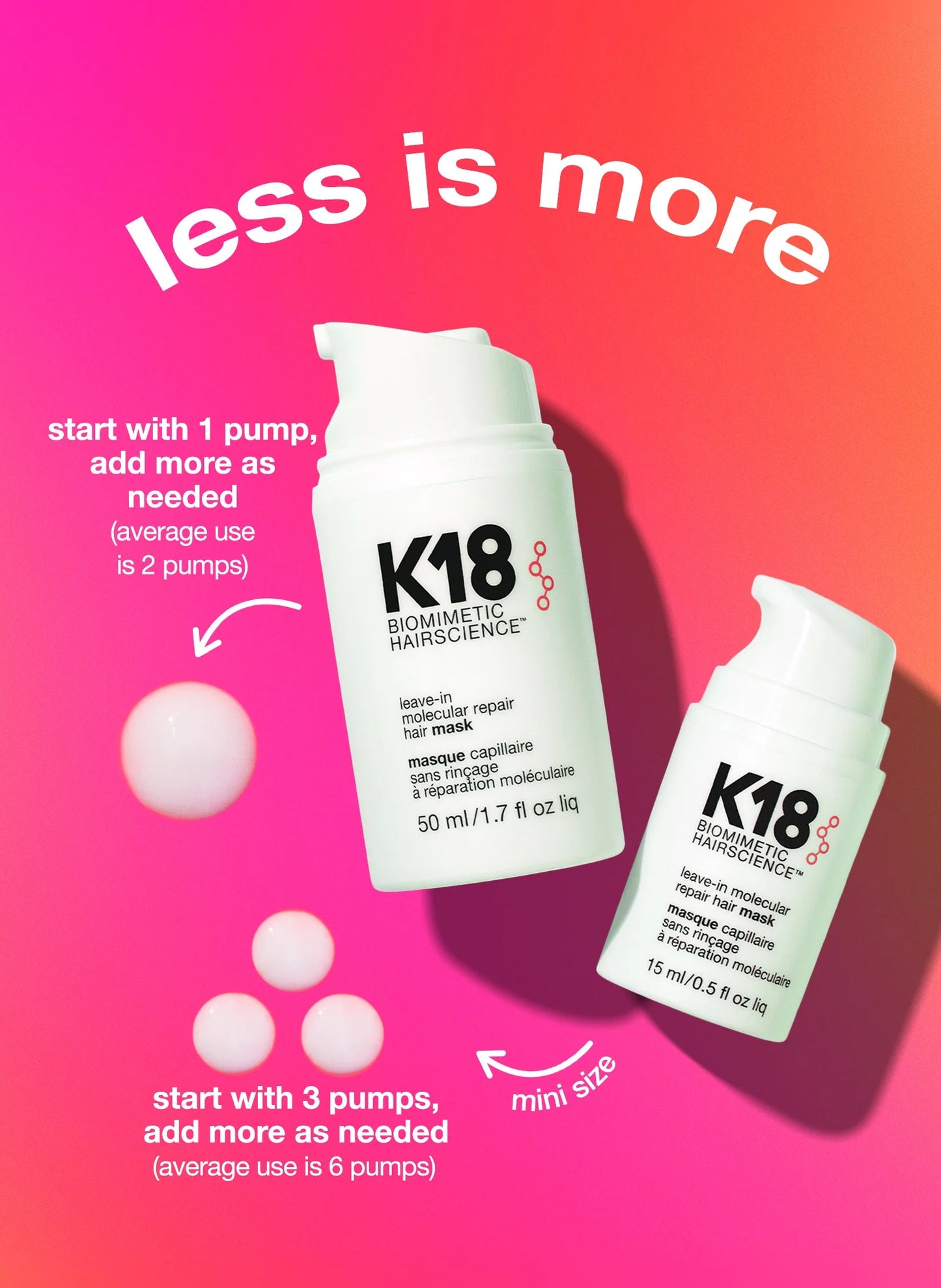 K18 Hair Leave in Repair Mask