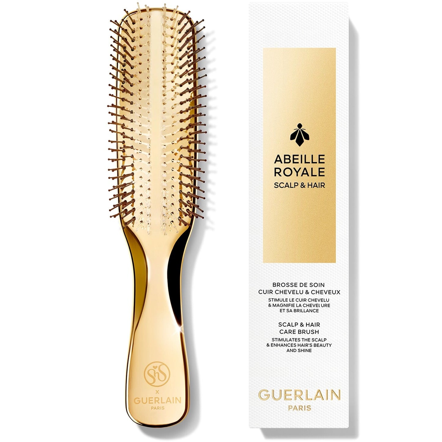 Abeille Royale Brosse de Soin Cuir Chevelu et Cheveux